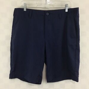 BCG Mens Performance Golf Shorts Navy Blue Stretch Size 36W Activewear Casual